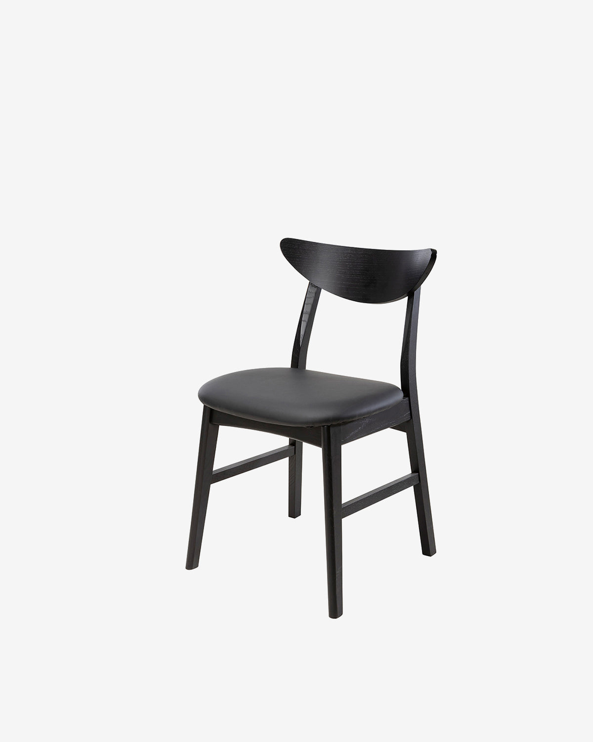 Liva spisestol sortbejdset eg