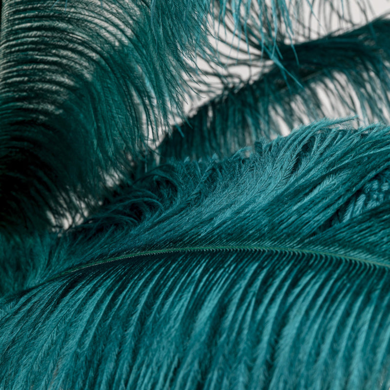 Feather palm gulvlampe, petrol