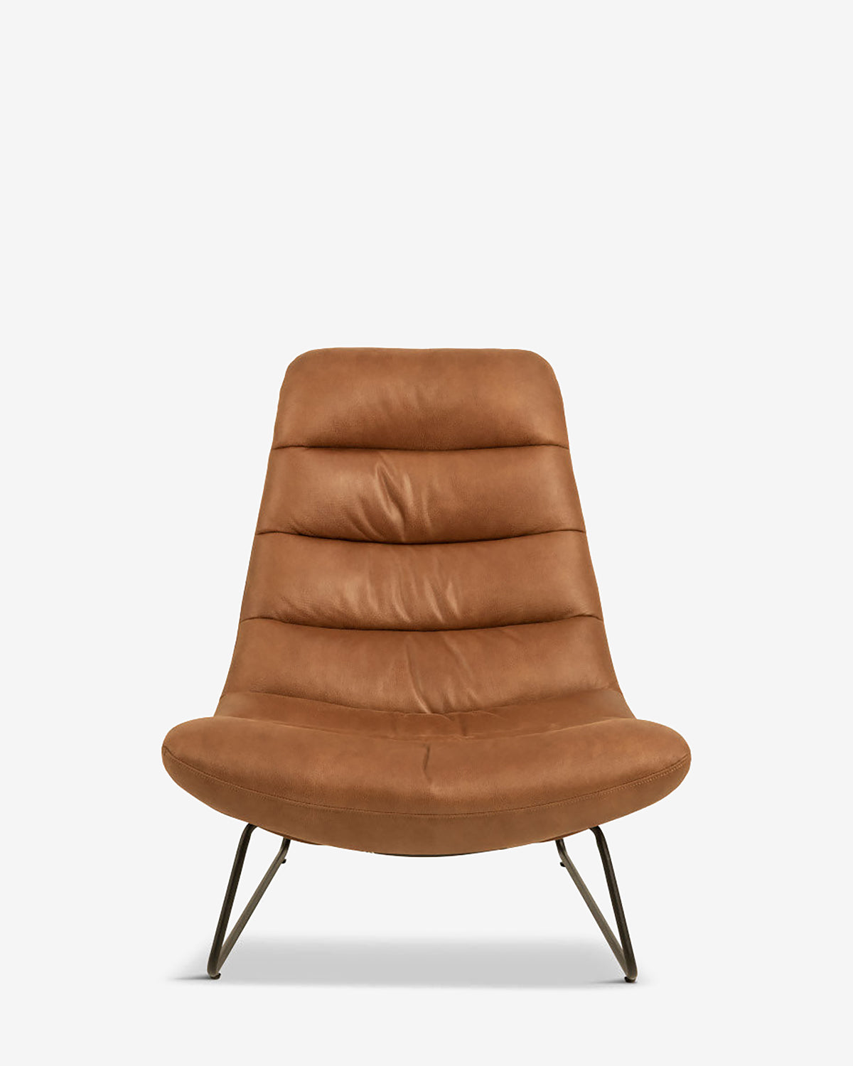 Siesta loungestol, cognac