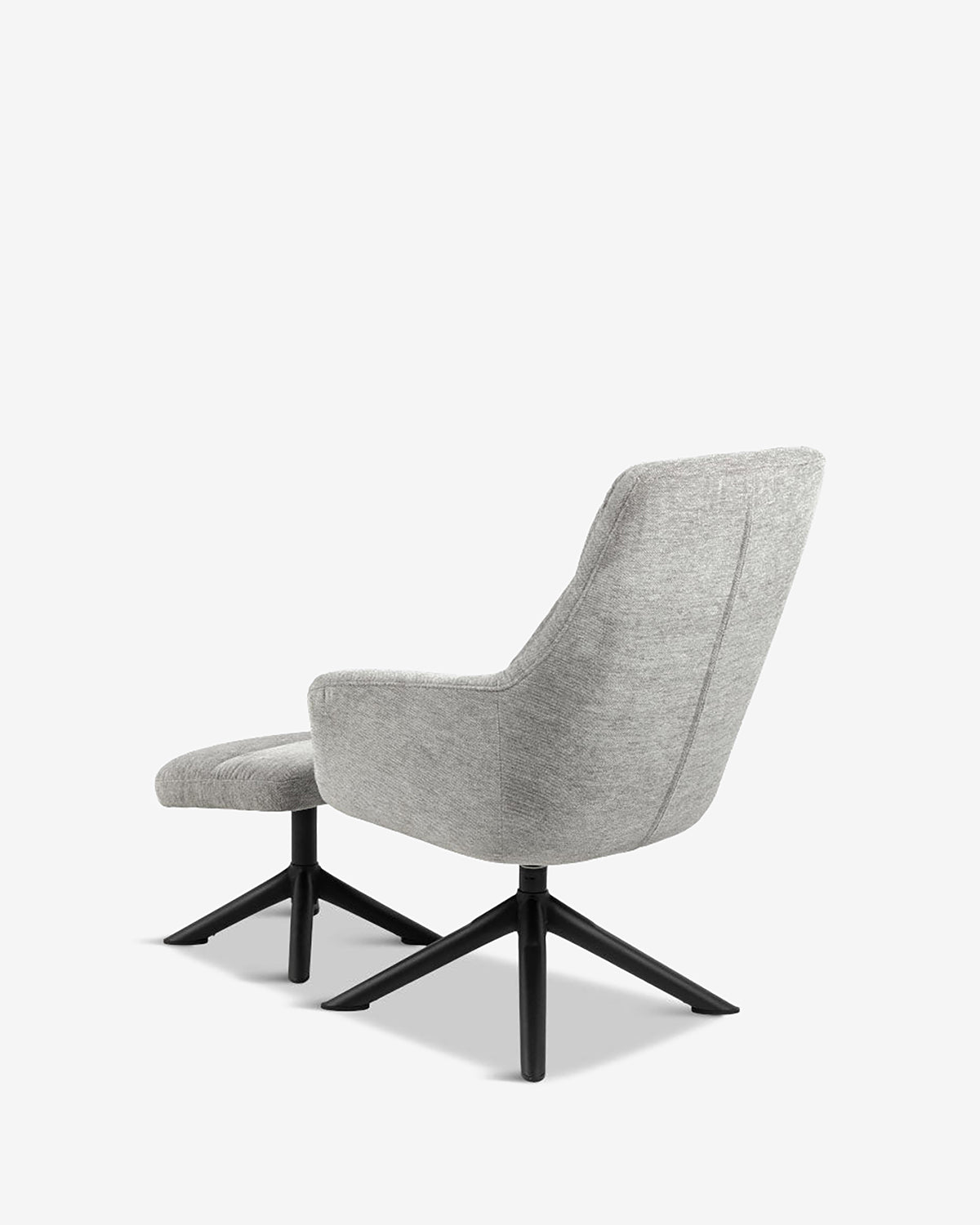 Penny lounge stol m/skammel
