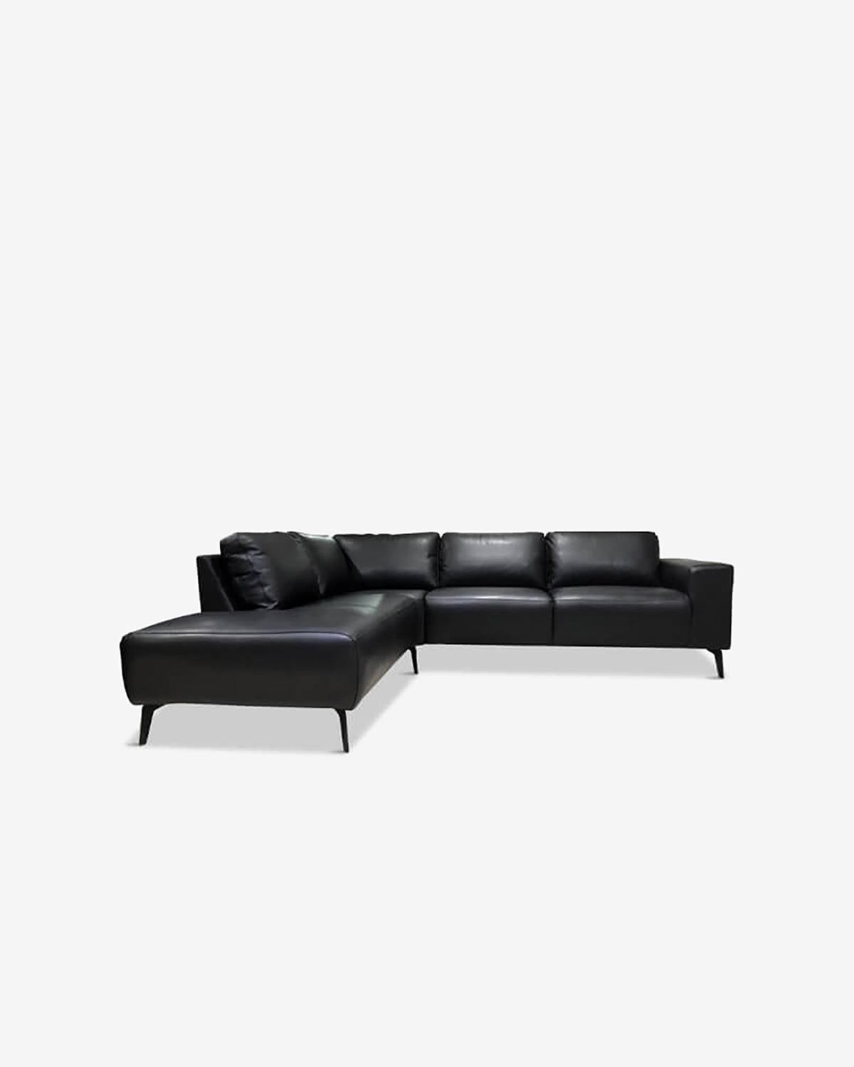 Modu byggesofa, sort læder