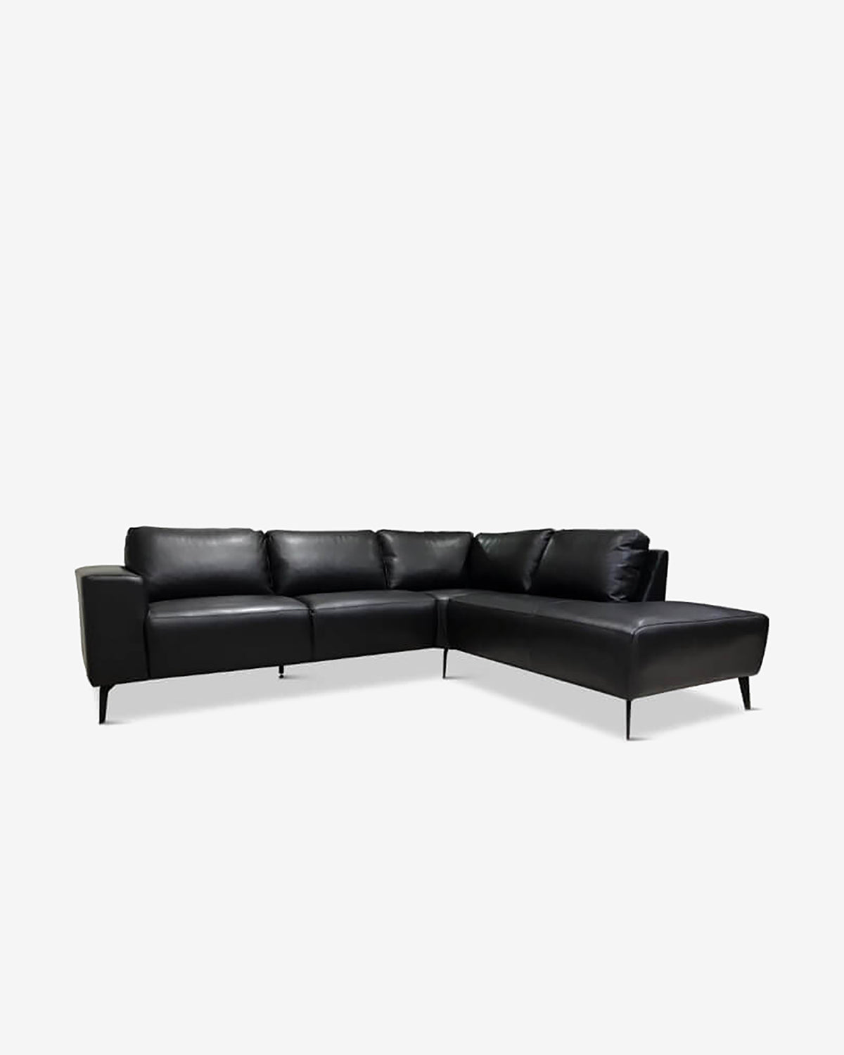 Modu byggesofa, sort læder