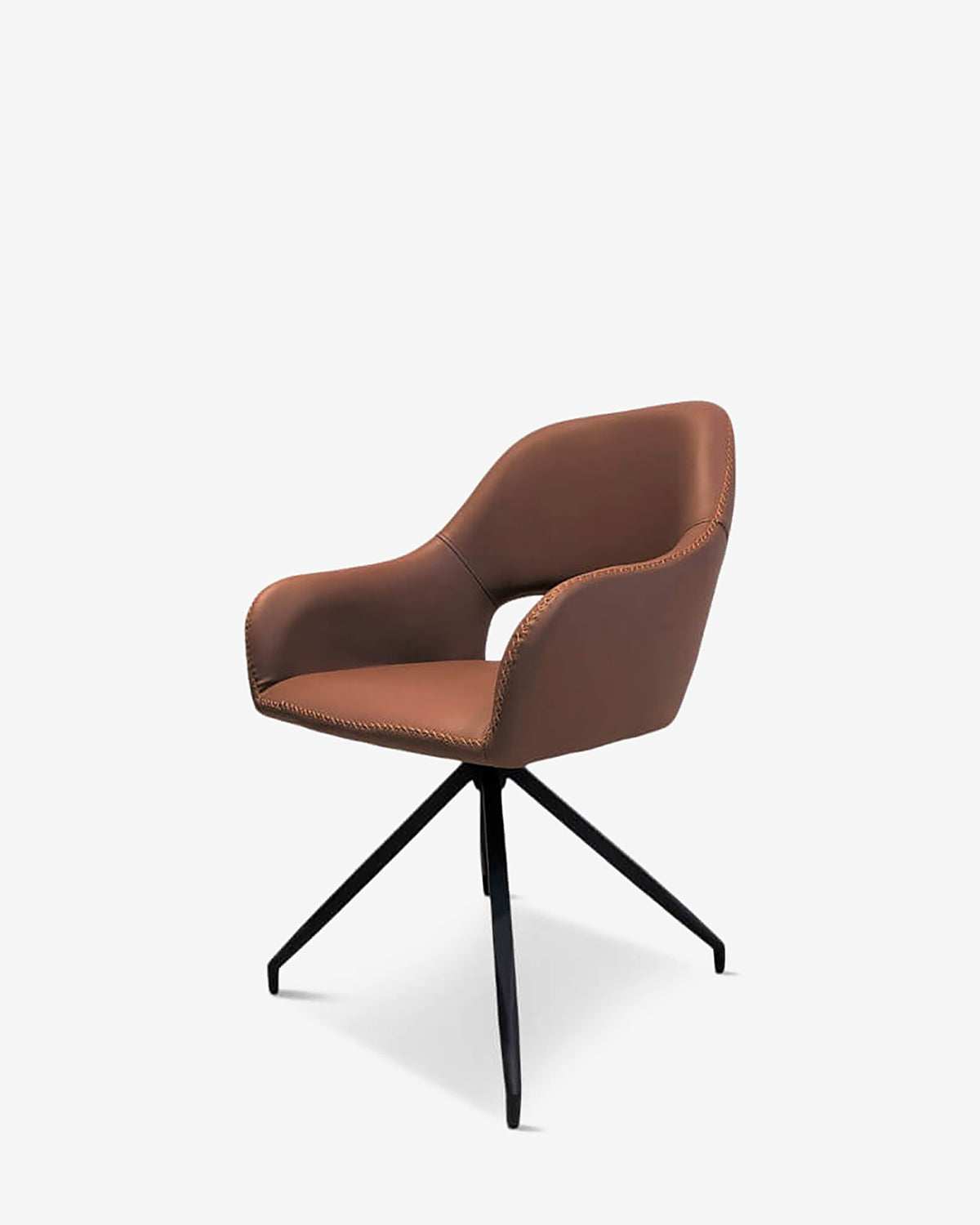 Nola spisebordsstol, cognac