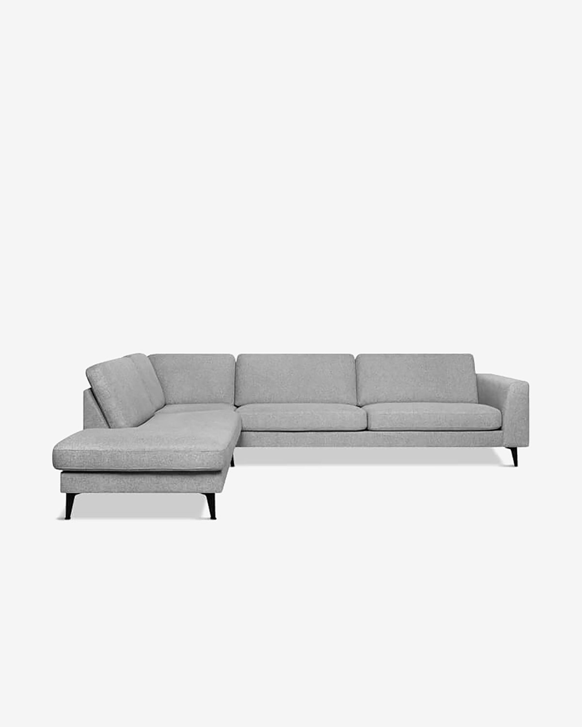 Nova hjørnesofa m/open end, lys grå