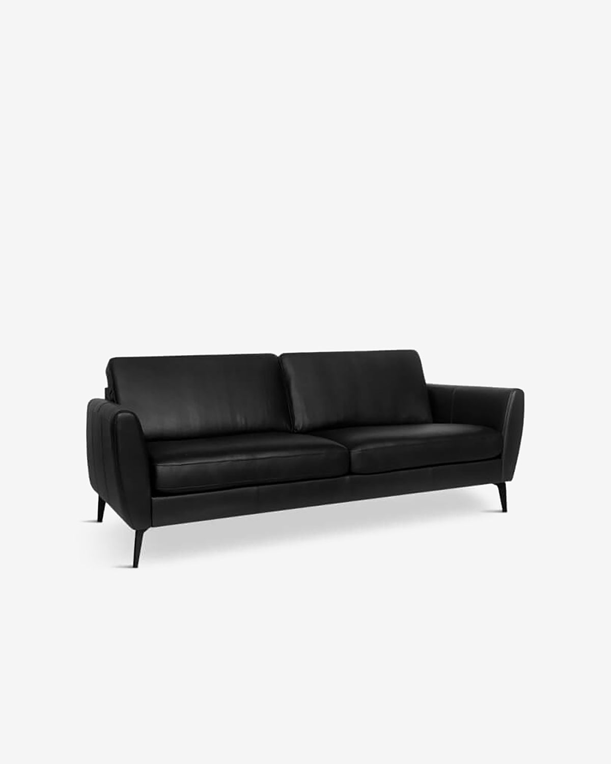 Nova modular 3 pers sofa, sort læder