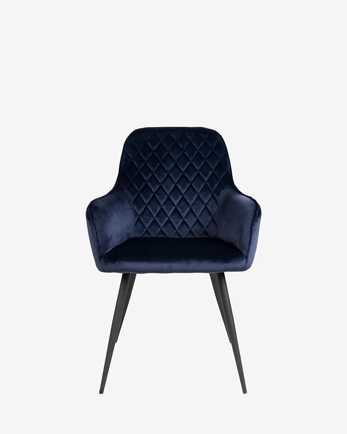 Olly spisebordsstol, mørkeblå velour