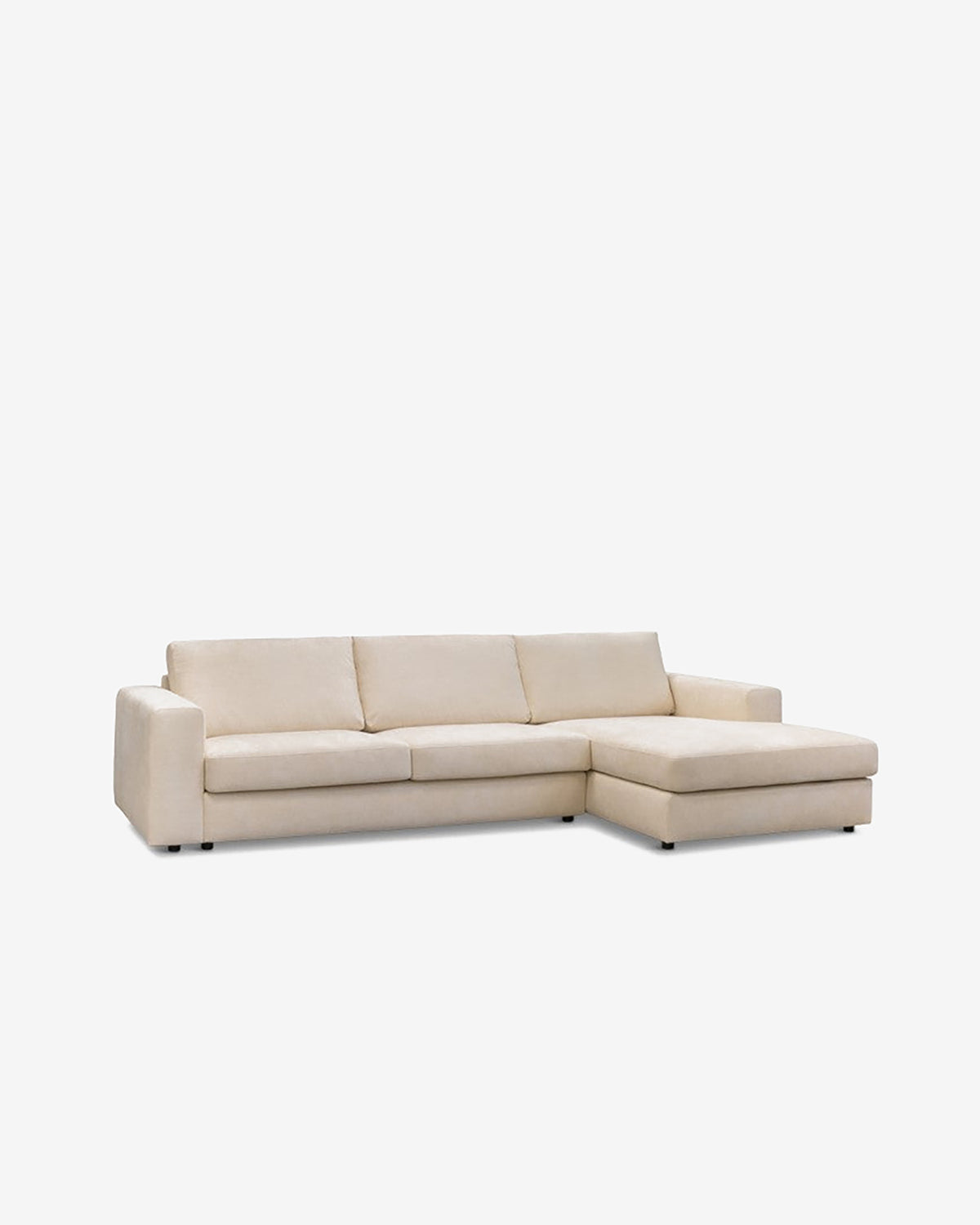Riva sofa m/chaiselong, Ivory