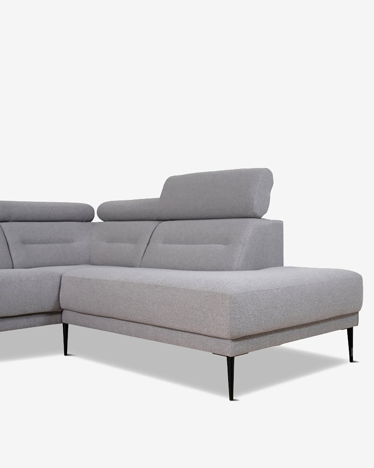 Vizion hjørnesofa m/chaiselong, grå