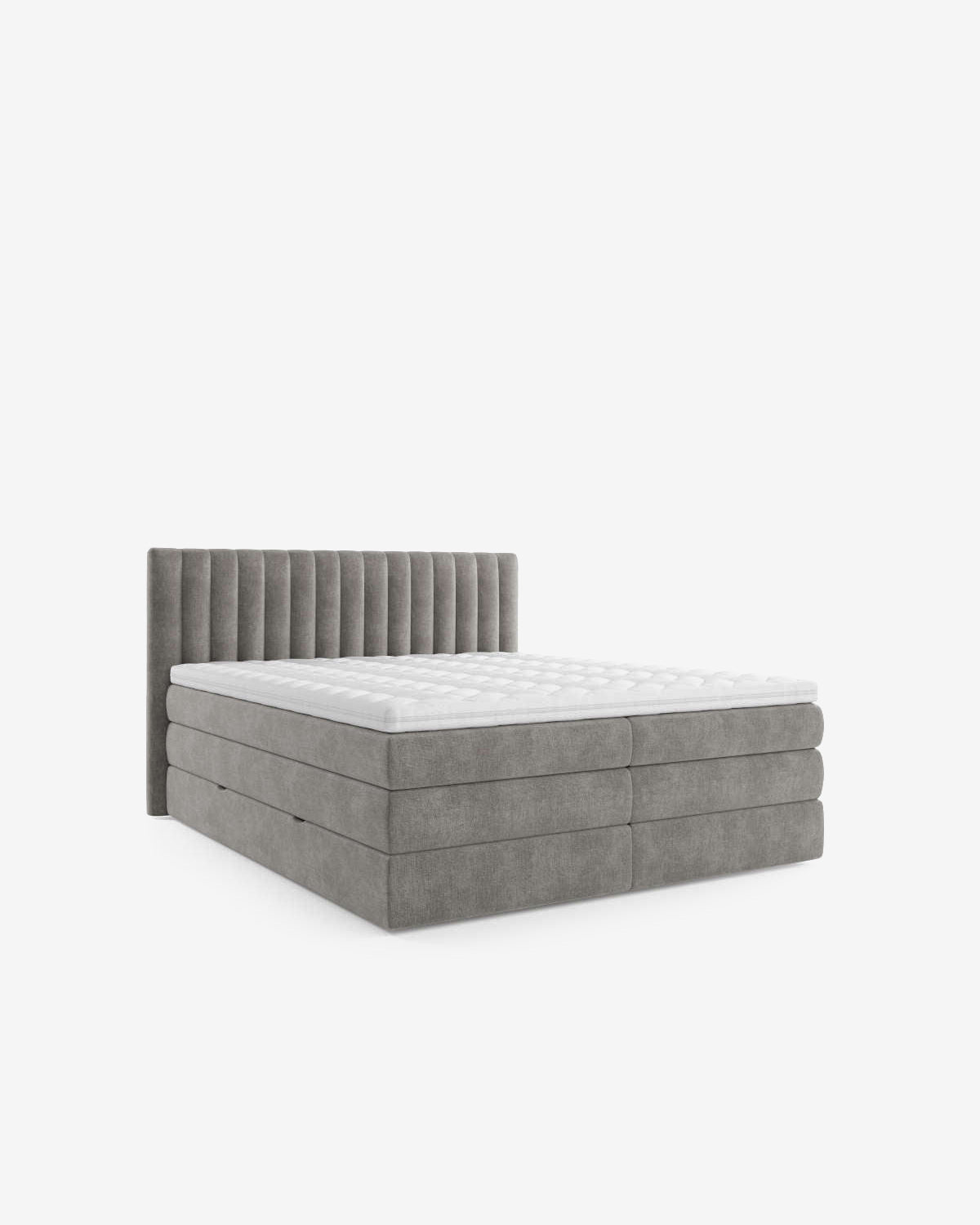 Simo magasinseng 140x200, m/gavl, taupe