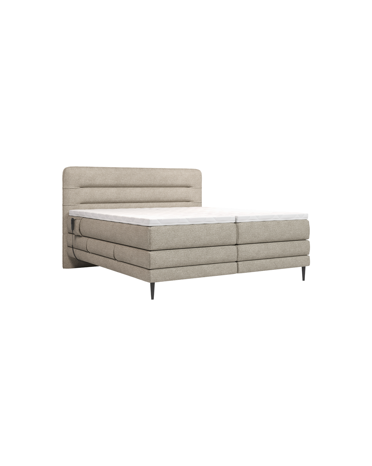 Lannel Elevationsseng 180x200 cm m/gavl