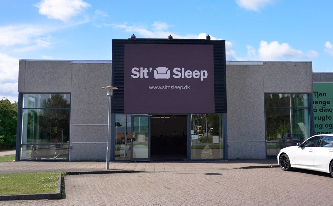 Sit'n Sleep's møbelhus i Fredericia.