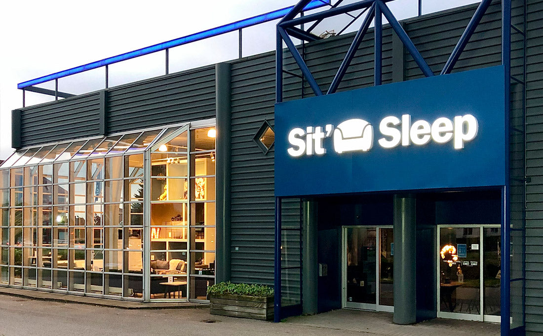 Sit'n Sleep's møbelhus i Herlev.