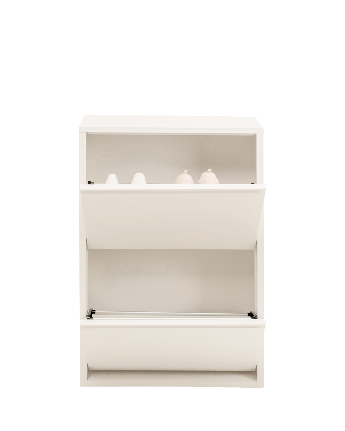 Caruso skoskab, 2 låger, beige