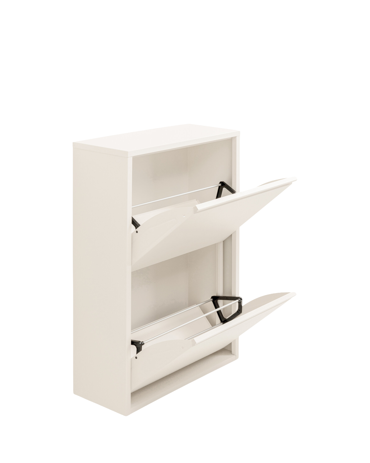 Caruso skoskab, 2 låger, beige