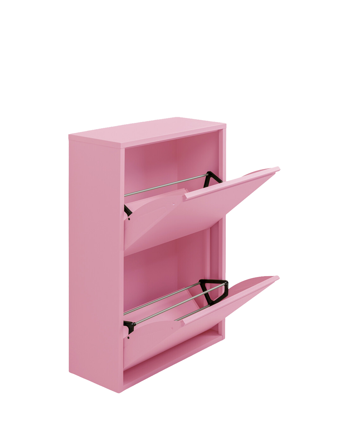 Caruso skoskab, 2 låger, Rosa