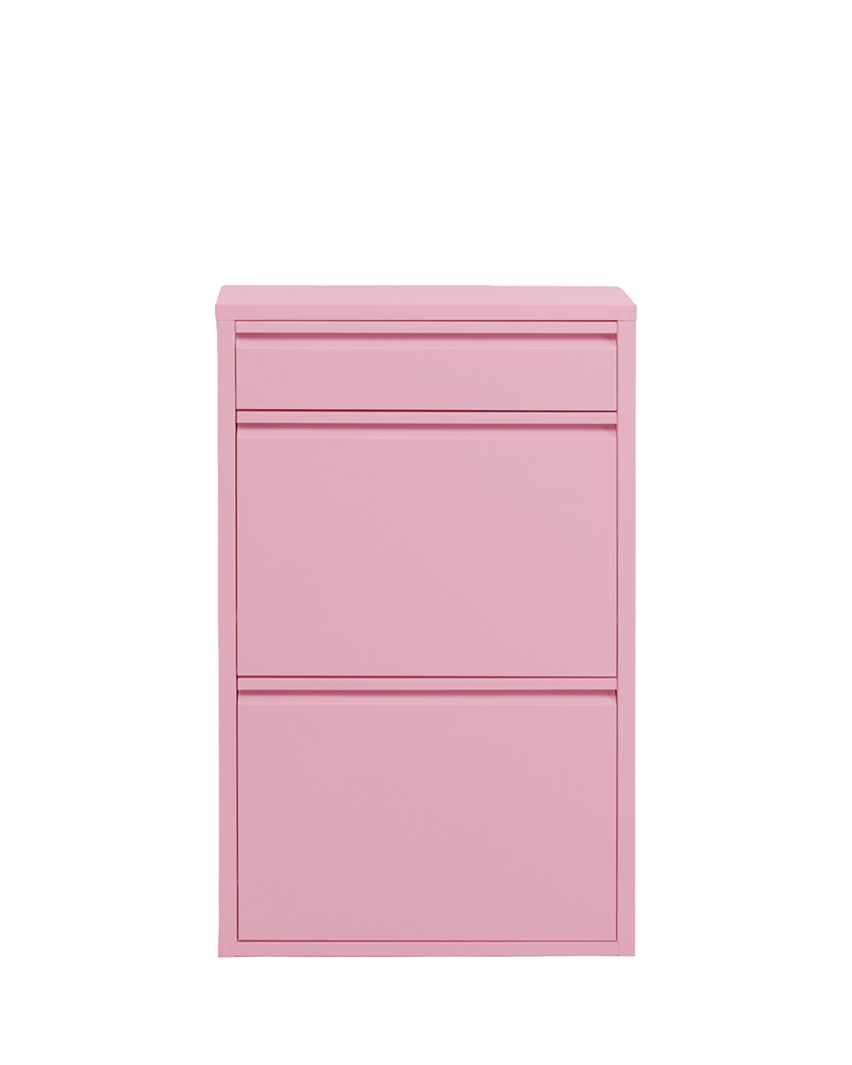 Caruso skoskab, 2 låger og 1 skuffe, Rosa