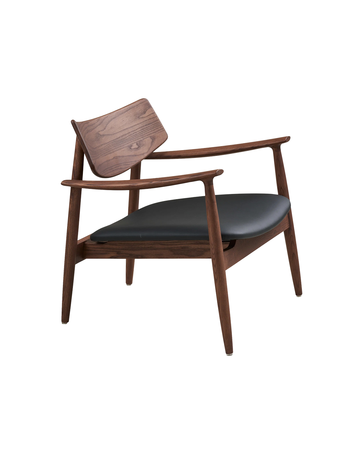 Frame loungestol, Mørkebrunt asketræ
