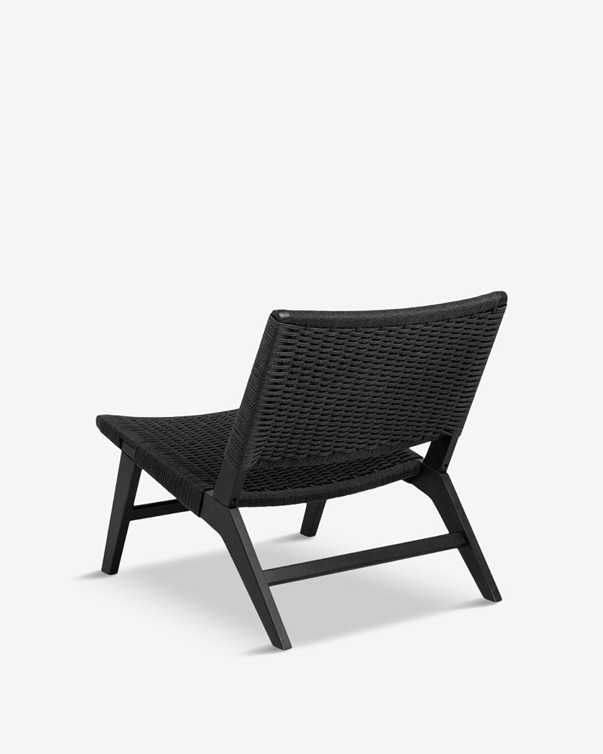 Bali loungestol, sort flet