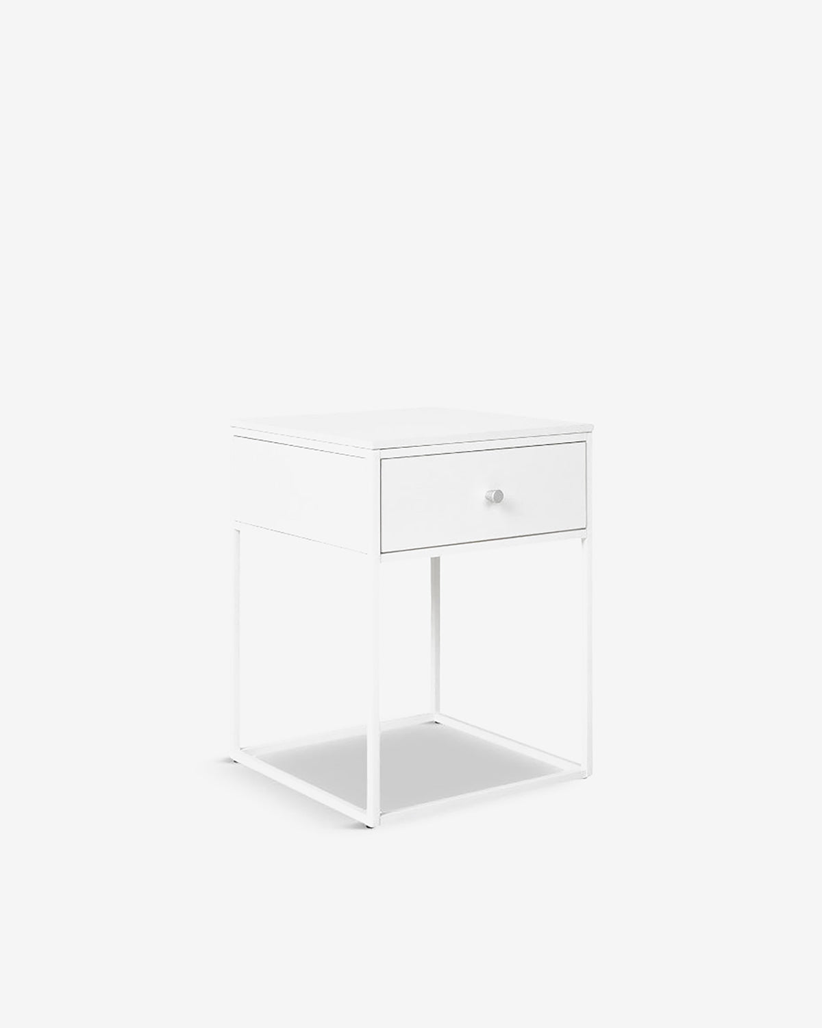 Vista sengebord, hvid