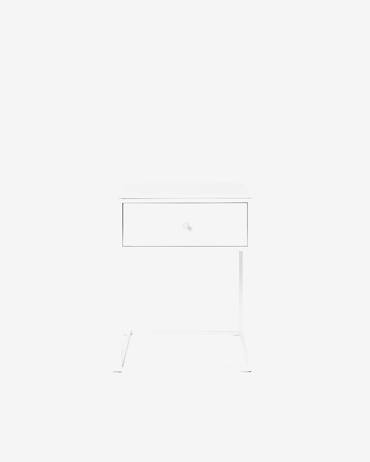 Vista sengebord, hvid