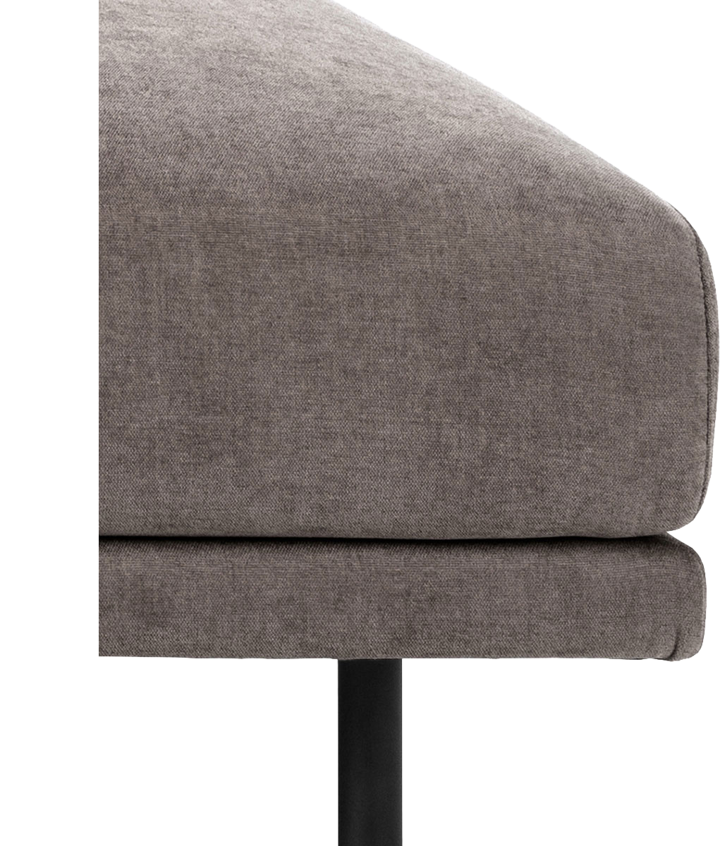 Calma sofa m/chaiselong, Taupe