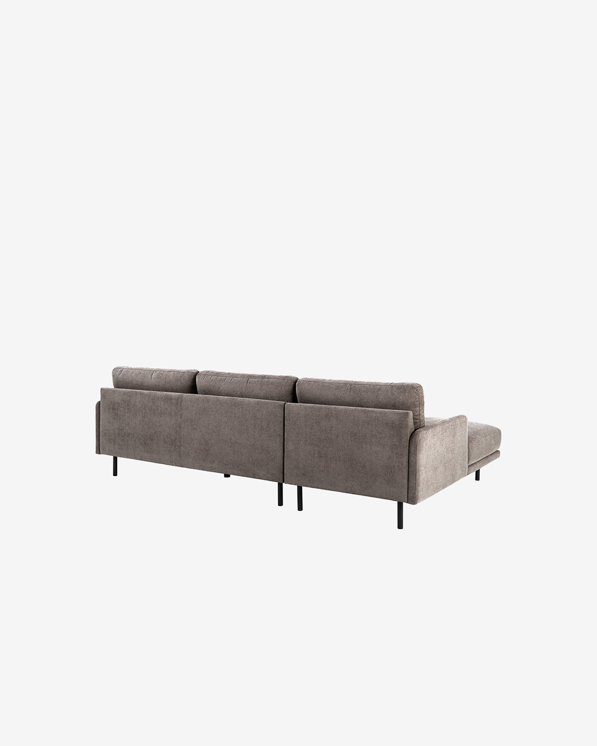 Calma sofa m/chaiselong, dusty brown