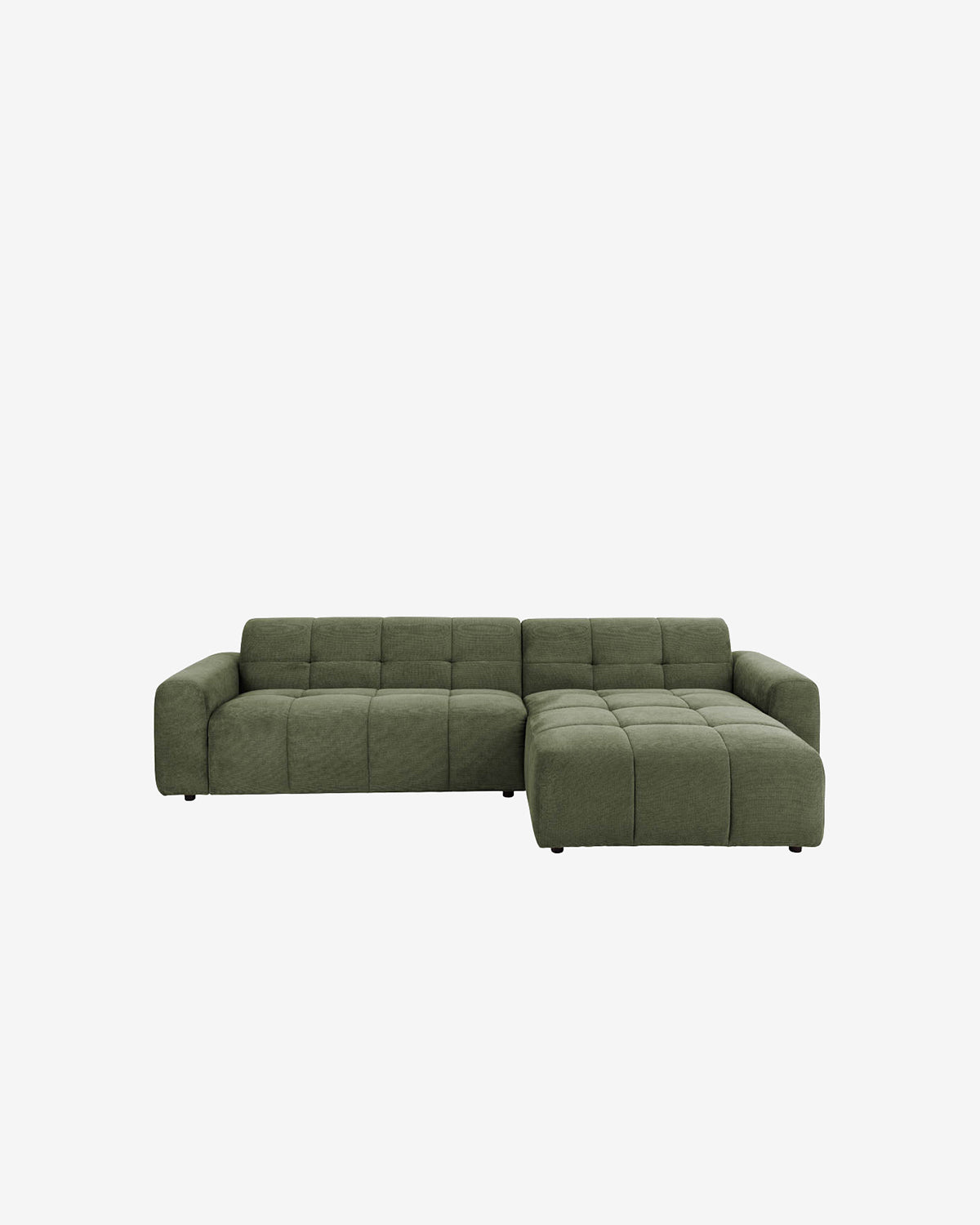Columbia sofa m/chaiselong, grøn