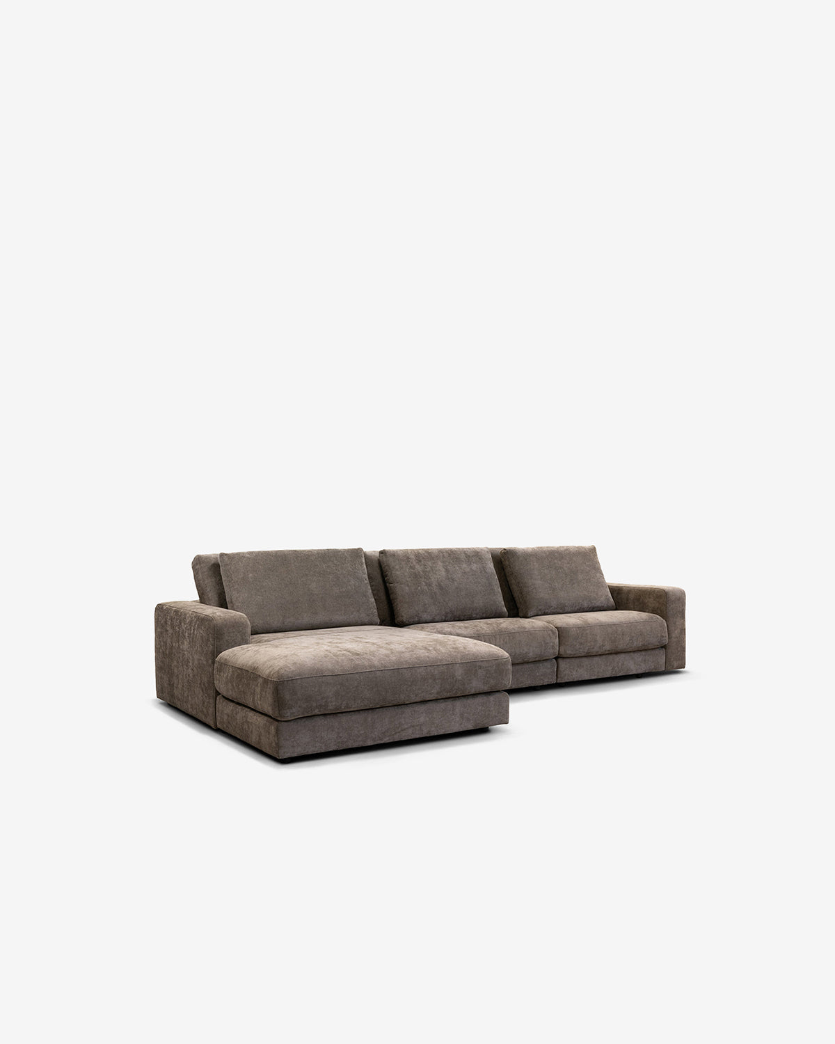Rio sofa m/chaiselong, brun