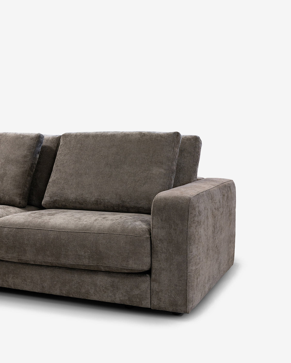 Rio sofa m/chaiselong, brun