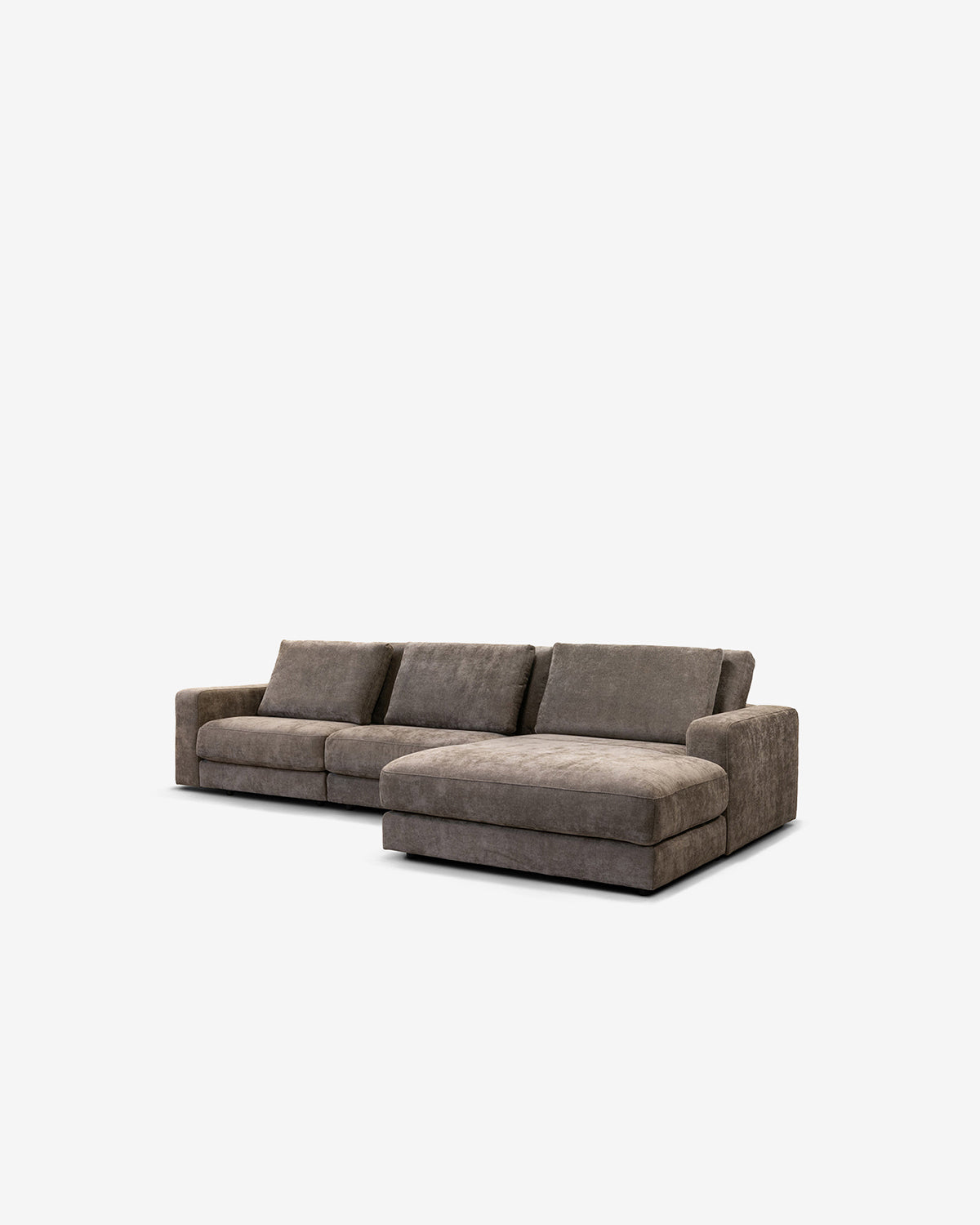 Rio sofa m/chaiselong, brun