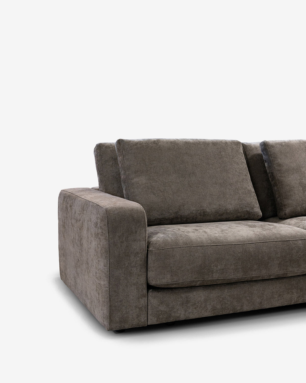 Rio sofa m/chaiselong, brun