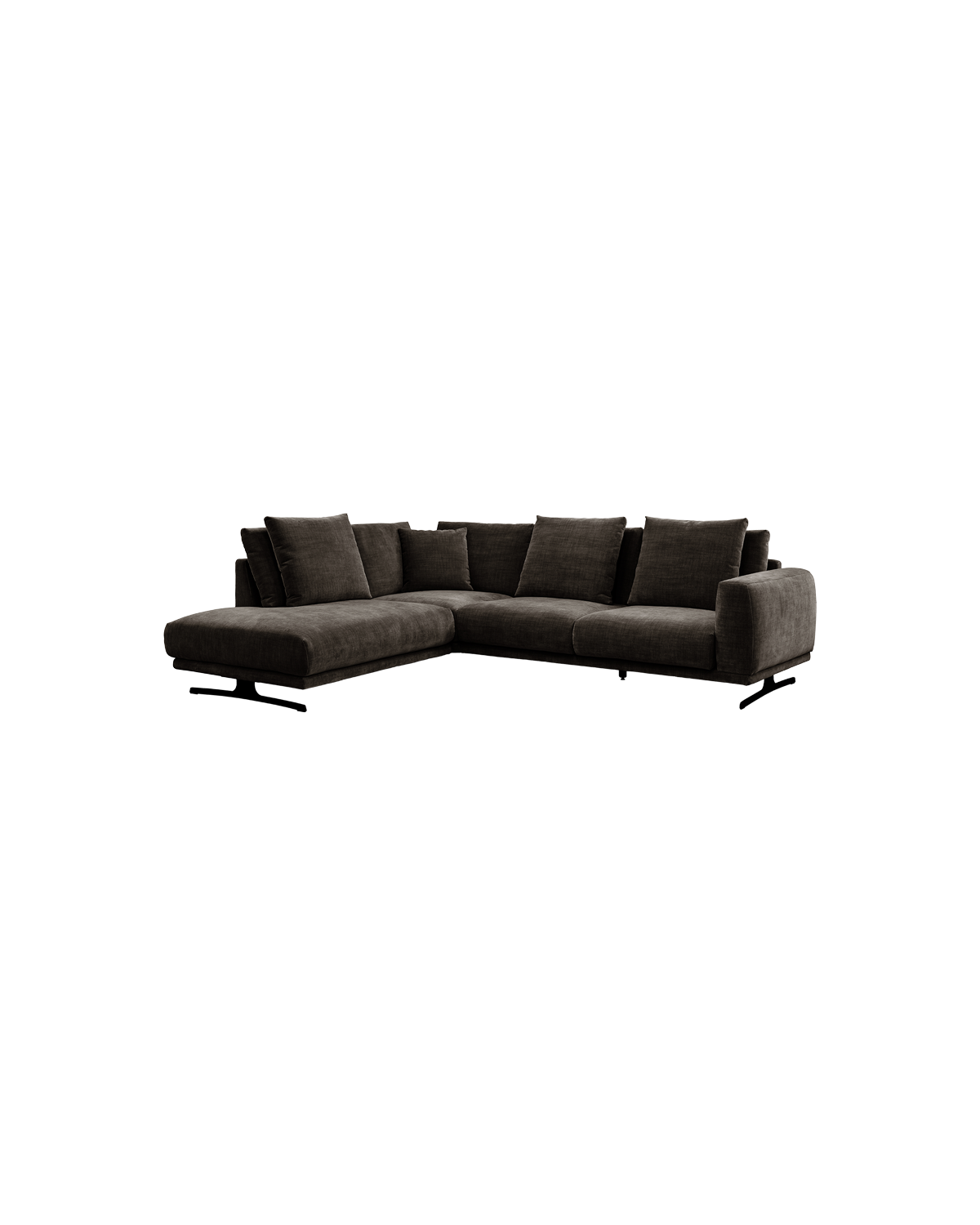 Salerno hjørnesofa, Venstrevendt m. open end