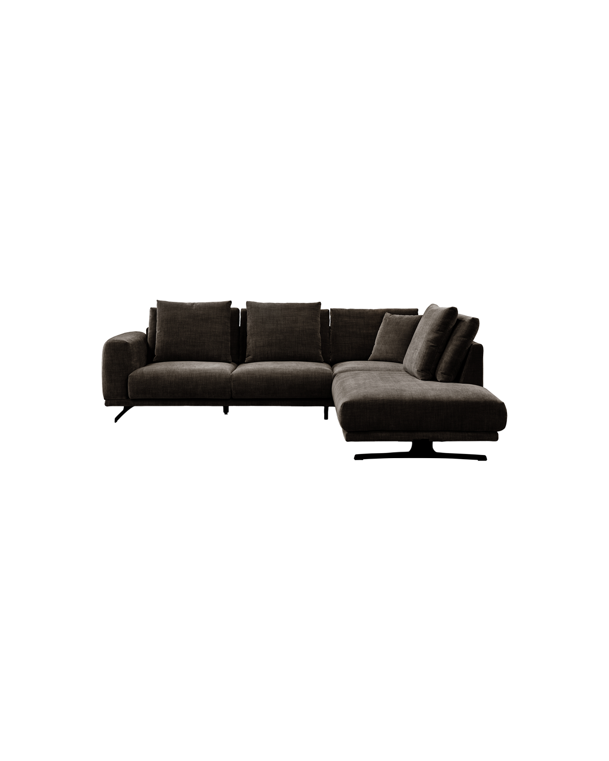Salerno hjørnesofa, Højrevendt m. open end