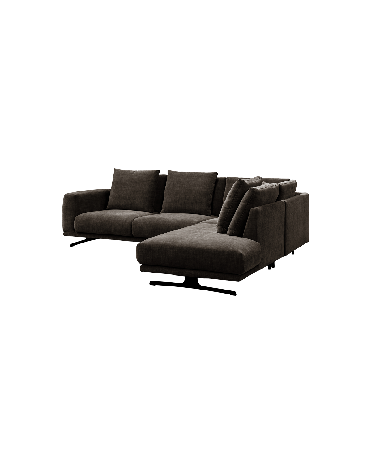 Salerno hjørnesofa, Højrevendt m. open end