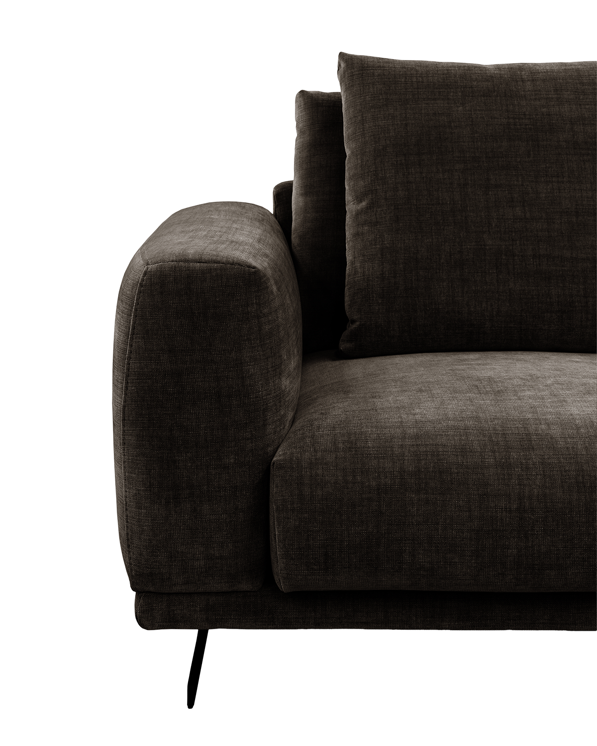 Salerno hjørnesofa, Højrevendt m. open end