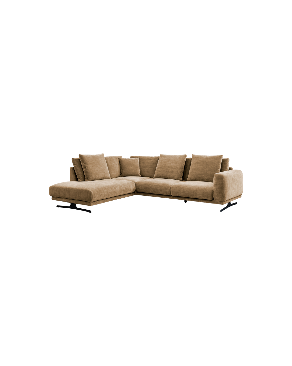 Salerno hjørnesofa, venstrevendt med open end