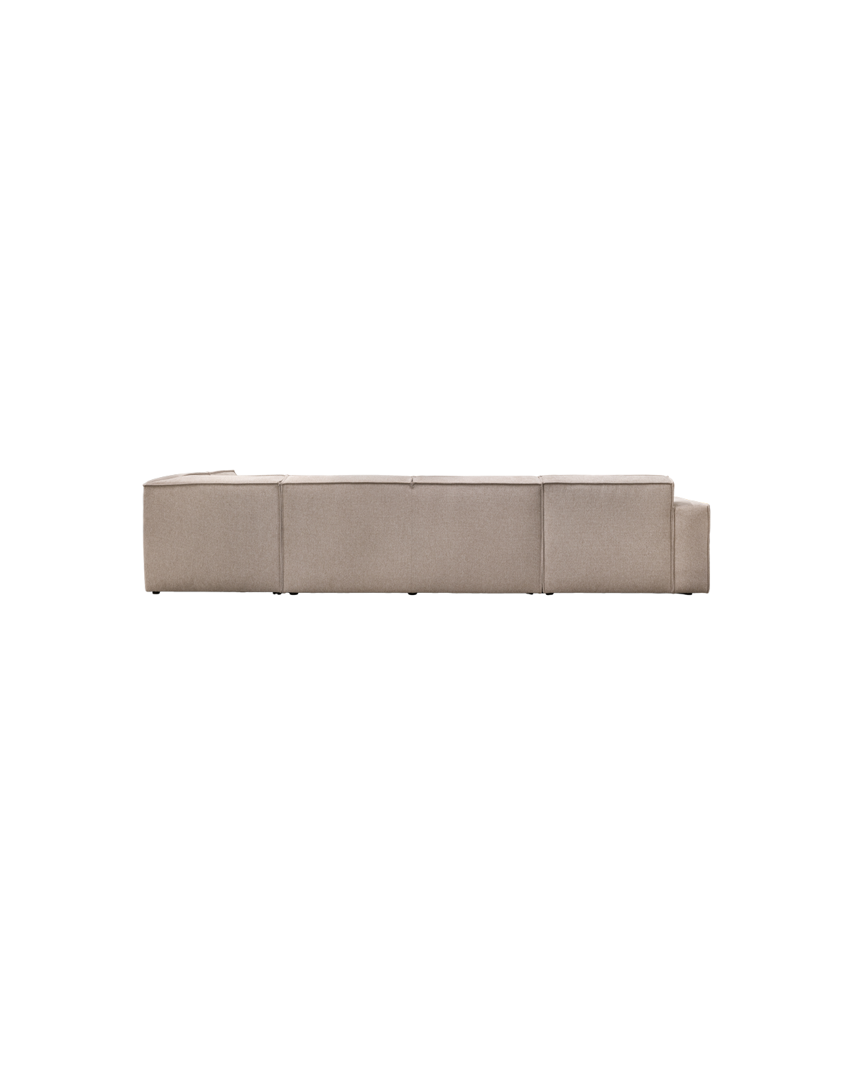Espada U-sofa, med open end højre, chaiselong venstre, sand
