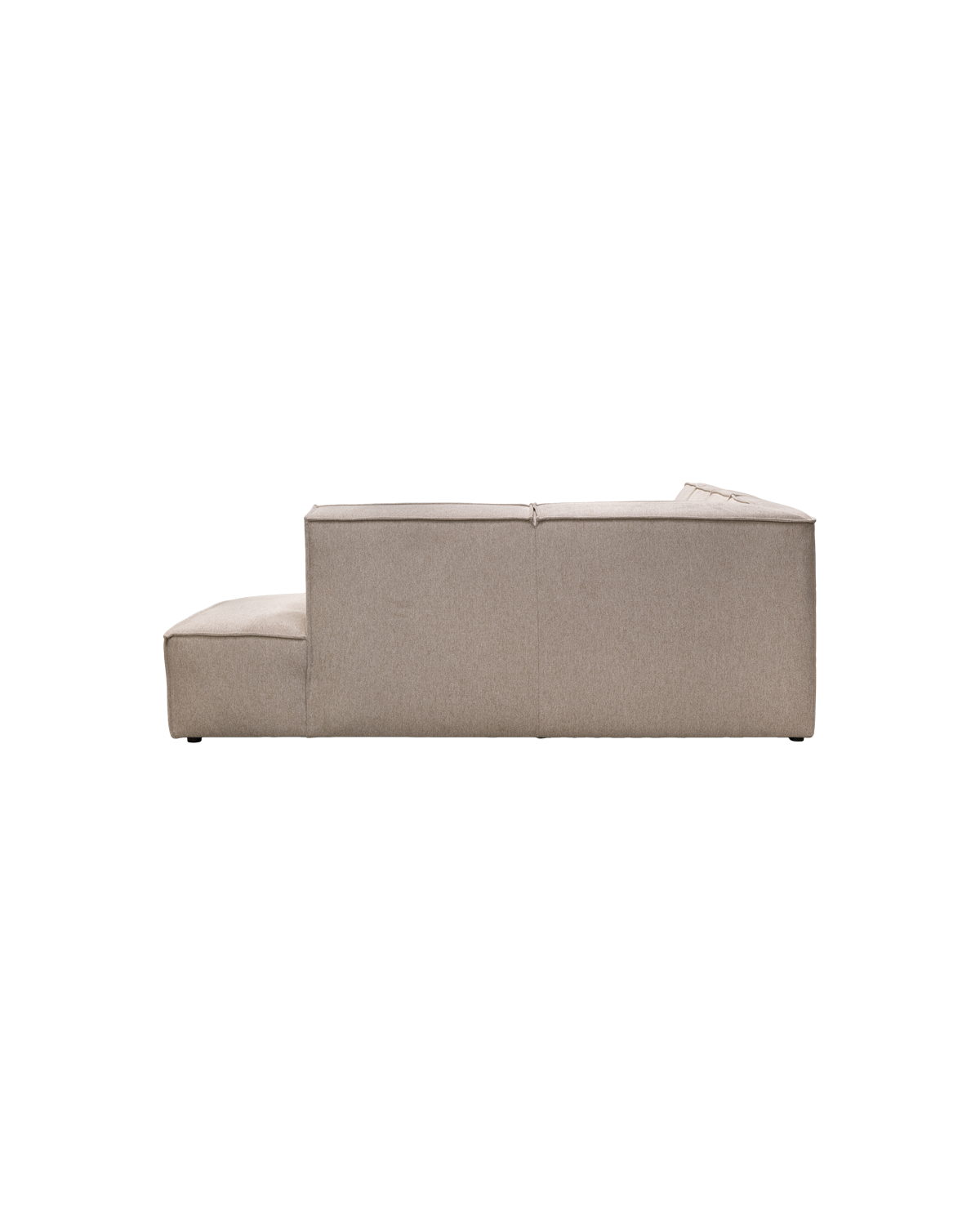 Espada U-sofa, med open end højre, chaiselong venstre, sand