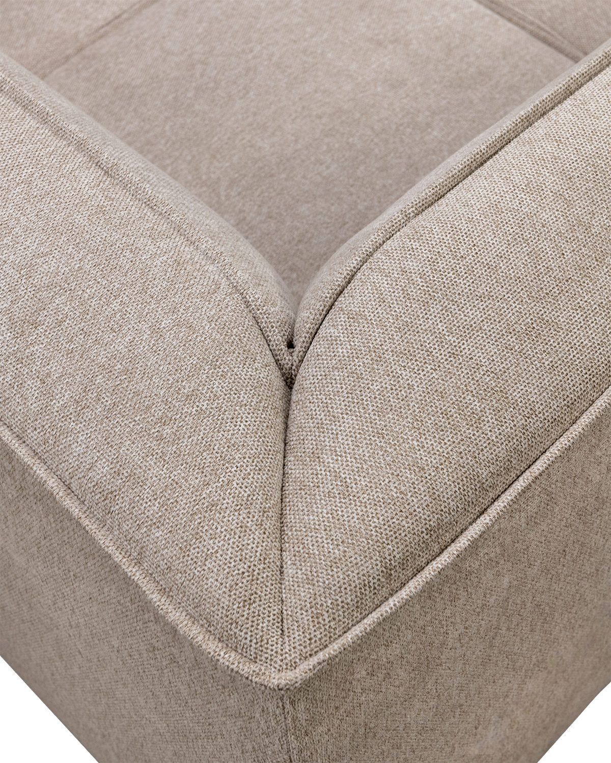 Espada U-sofa, med open end højre, chaiselong venstre, sand
