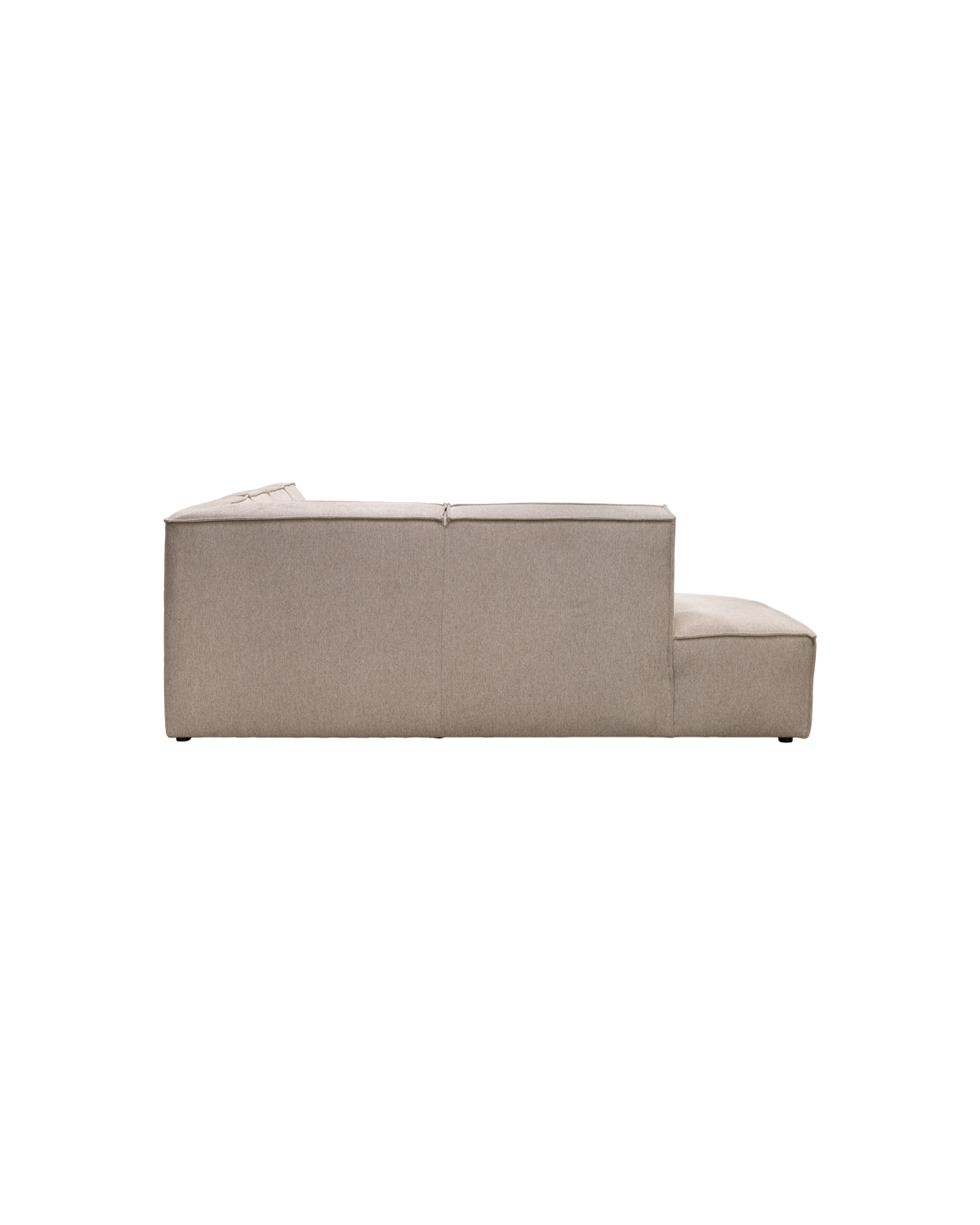 Espada U-sofa, med open end venstre, chaiselong højre, sand