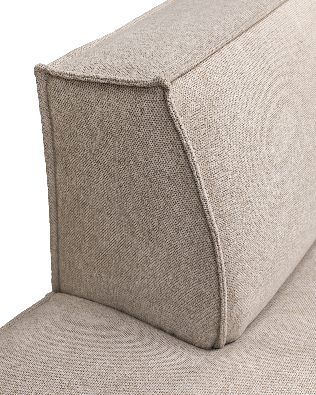 Espada U-sofa, med open end venstre, chaiselong højre, sand