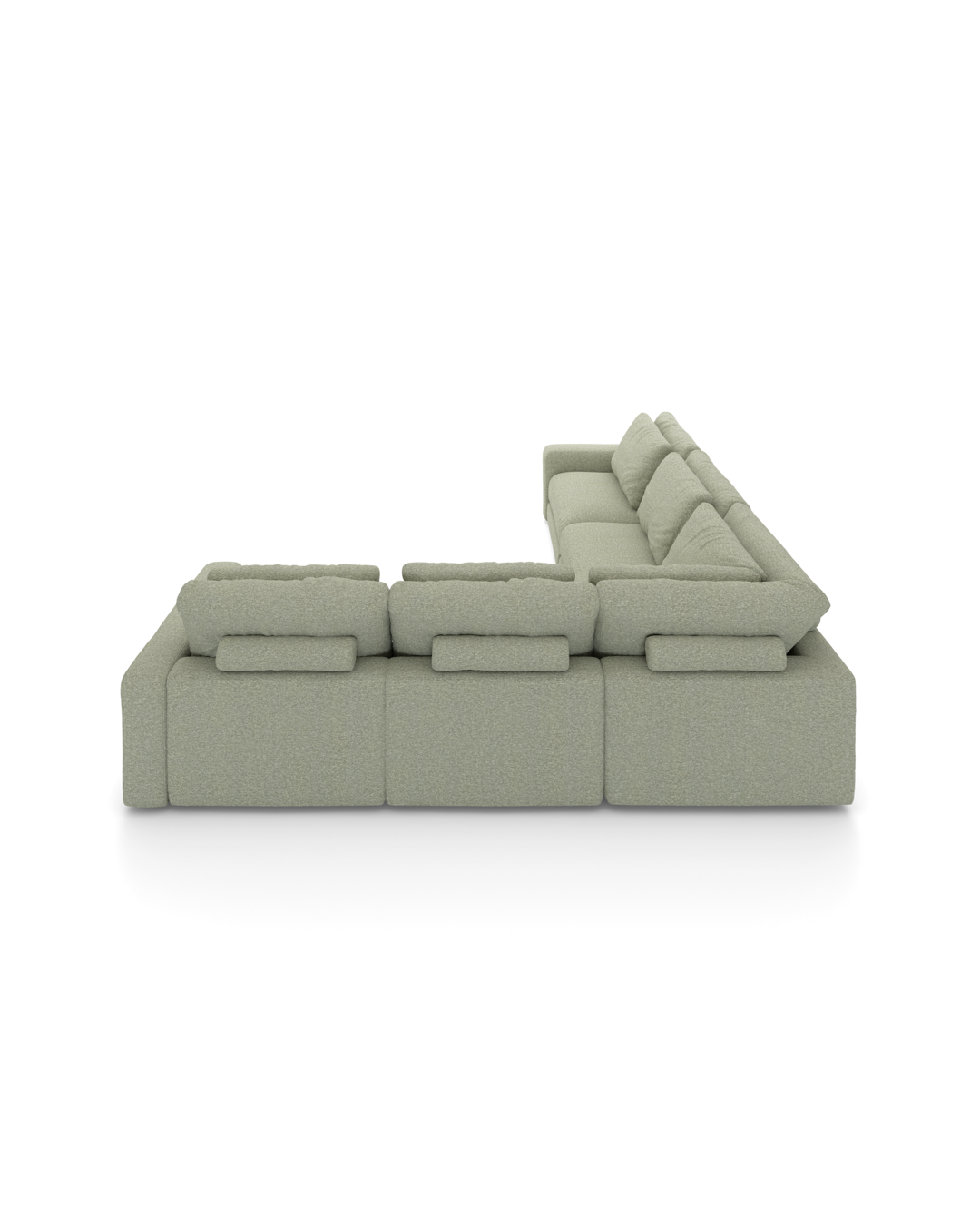 Rio hjørnesofa  5 pers.sofa med bredde arm