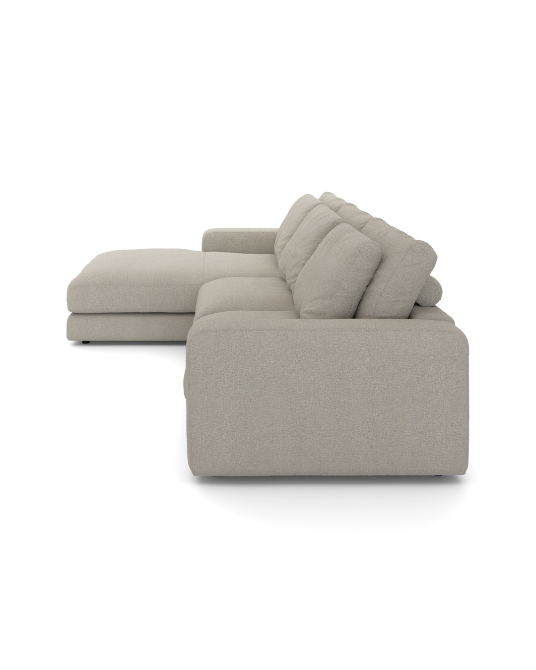 Rio Sofa med chaiseloung venstre og bred arm