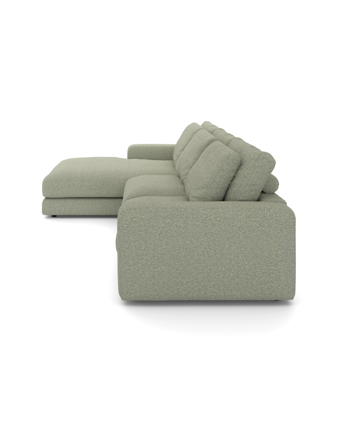 Rio Sofa med chaiseloung venstre og bred arm