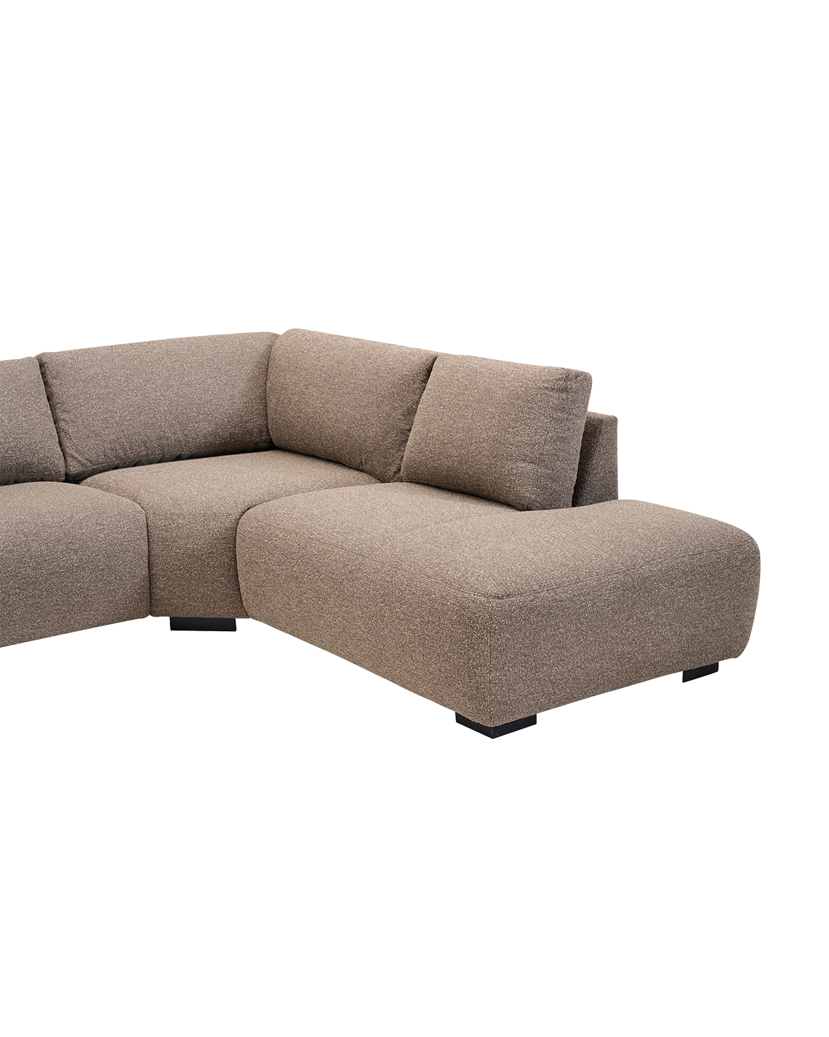 Nomi U-sofa, med chaiselong venstre og open end højre
