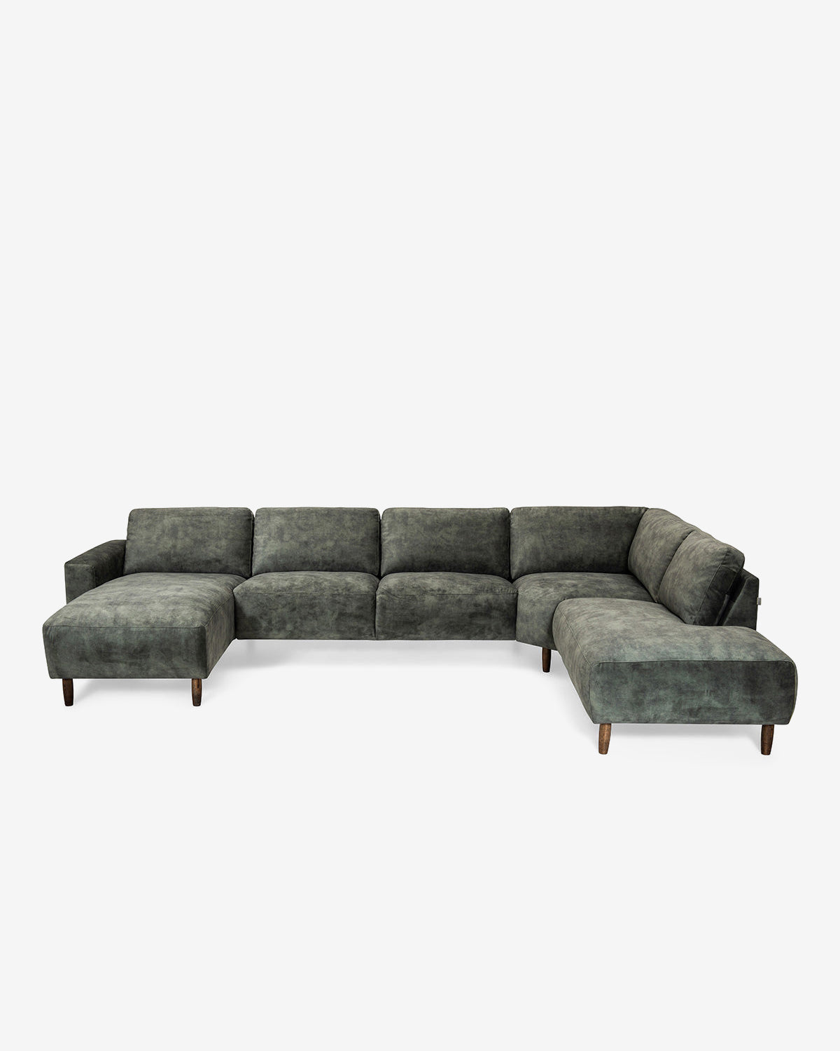 Maranello byggesofa, grøn velour
