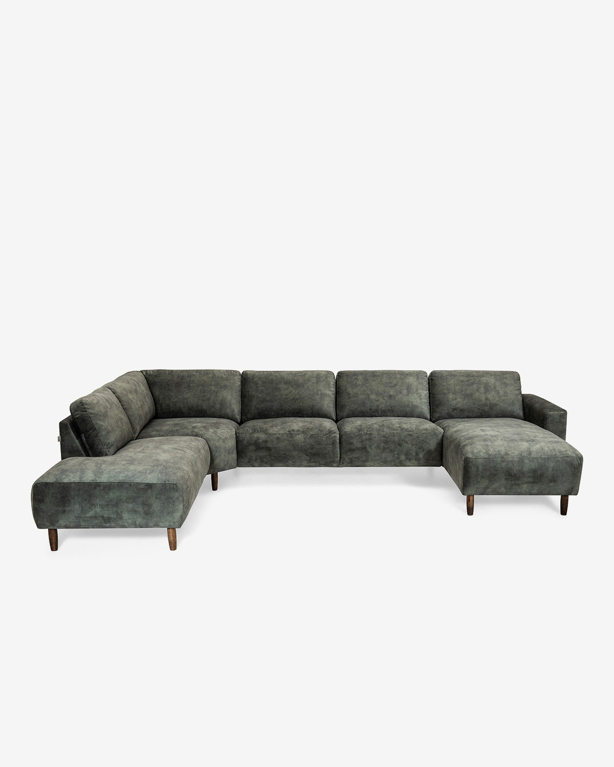 Maranello byggesofa, grøn velour