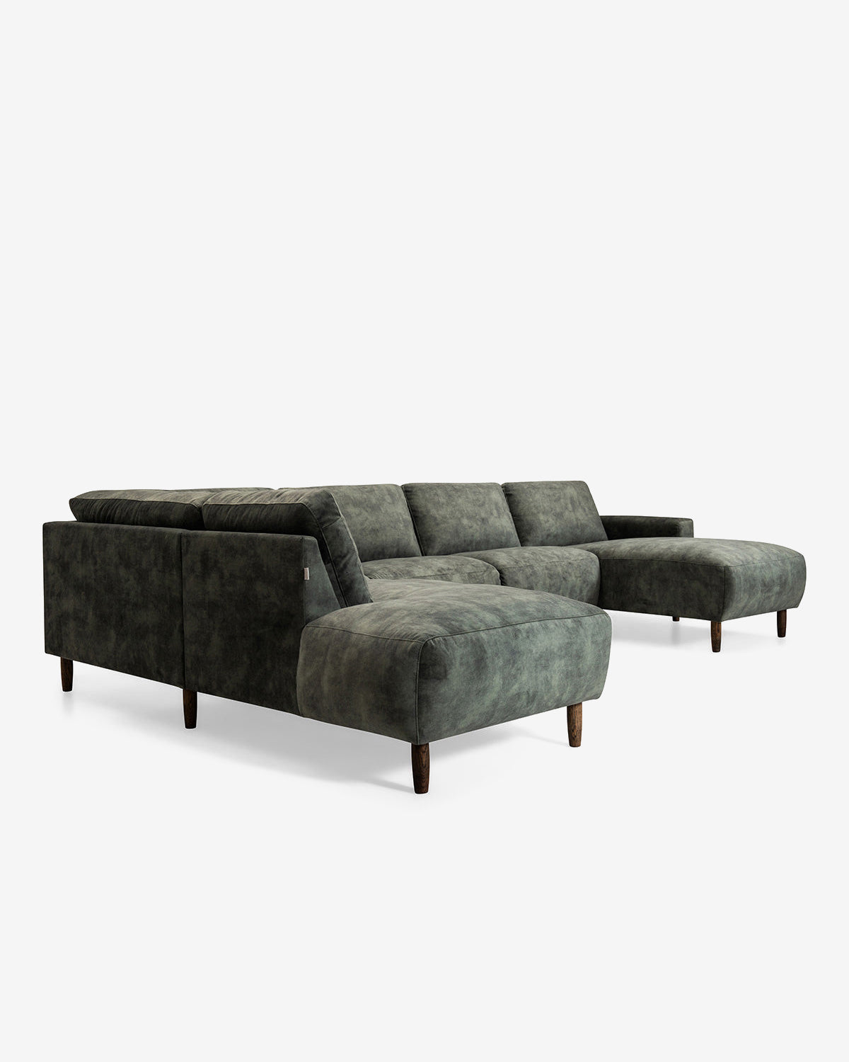 Maranello byggesofa, grøn velour