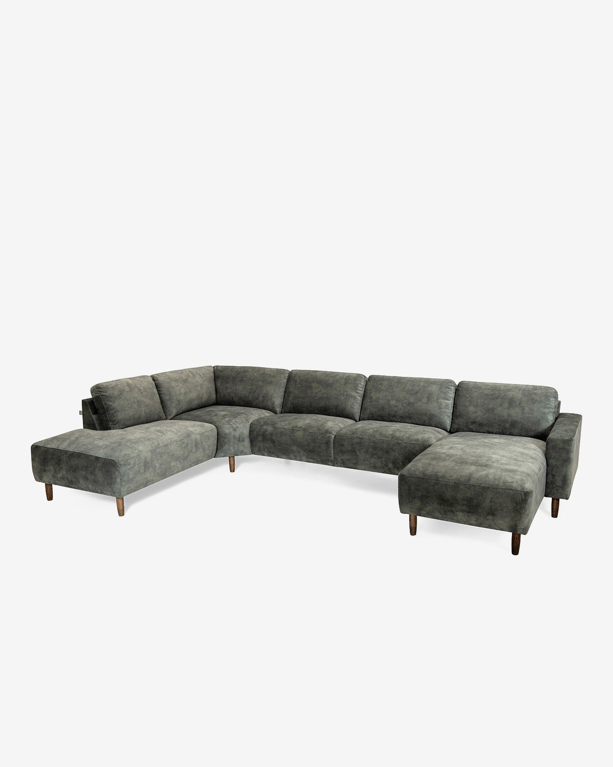 Maranello byggesofa, grøn velour