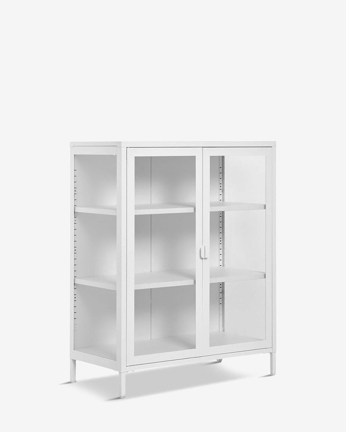 Brisbane vitrine, hvid